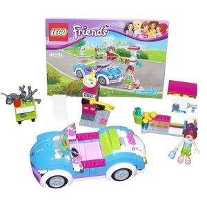 LEGO Friends #41091 - Mia's Roadster w/Mia Figure & Manual (COMPLETE)